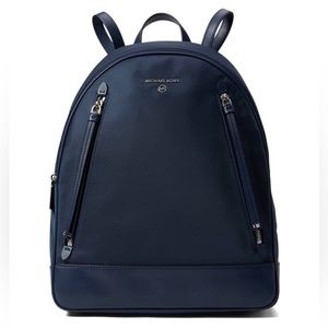 NWT Michael Kors Brooklyn backpack in navy